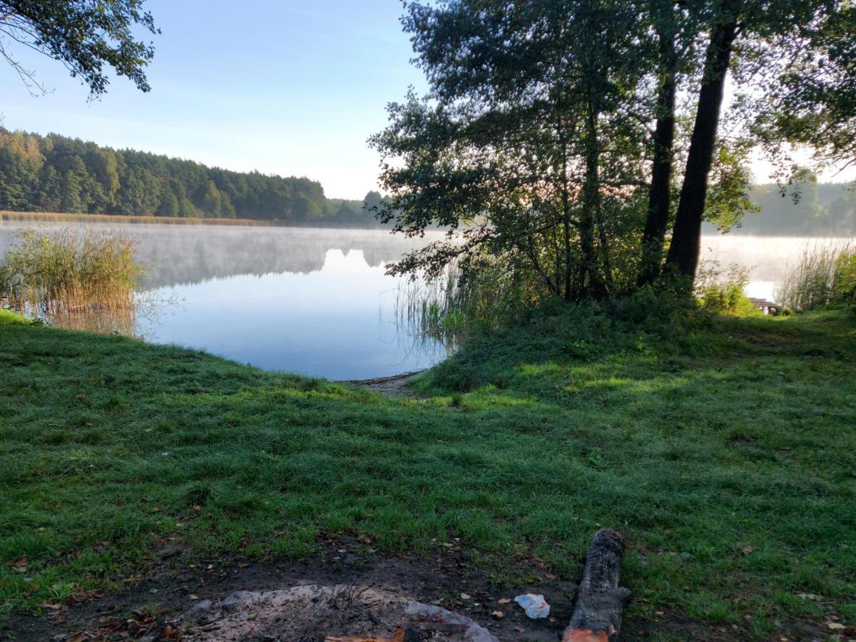 Dom Przy Lesie Villa Wielgie Bagian luar foto