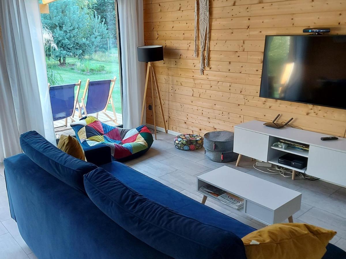 Dom Przy Lesie Villa Wielgie Bagian luar foto